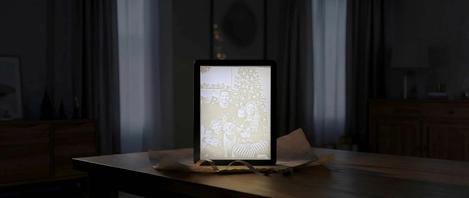 wide photo of a lithophane